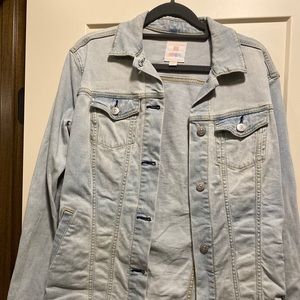 LuLaRoe light denim jacket